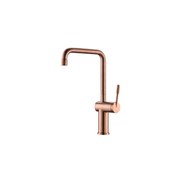 Rivet Straight Neck Kitchen Mixer Brushed Copper gallery detail image