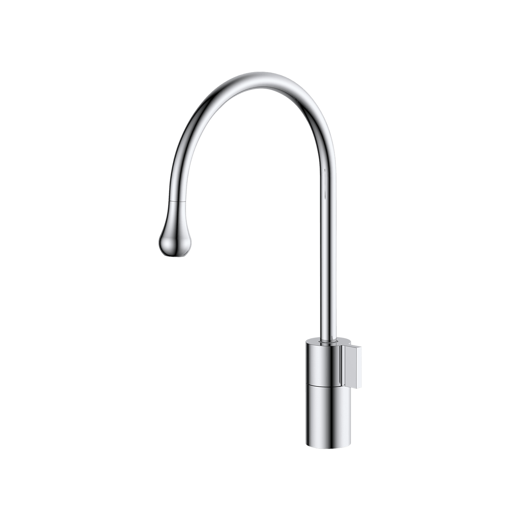 Orbit Gooseneck Kitchen Mixer Chrome gallery detail image
