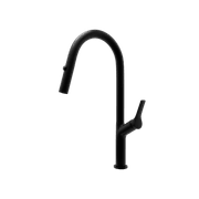 Muse Extractable Kitchen Mixer Satin Black gallery detail image