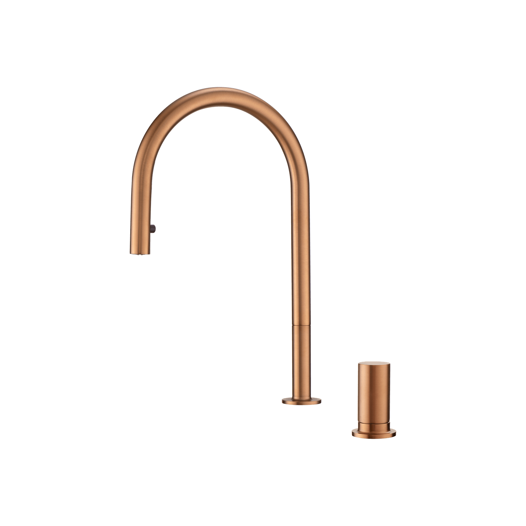 Doppia Extractable Kitchen Mixer Brushed Copper gallery detail image