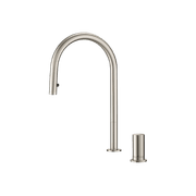 Doppia Extractable Kitchen Mixer Brushed Nickel gallery detail image