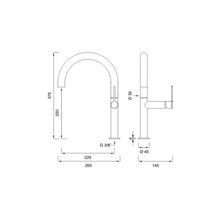 INV19 - Deck mounted mixer with swivelling spout by CEA gallery detail image