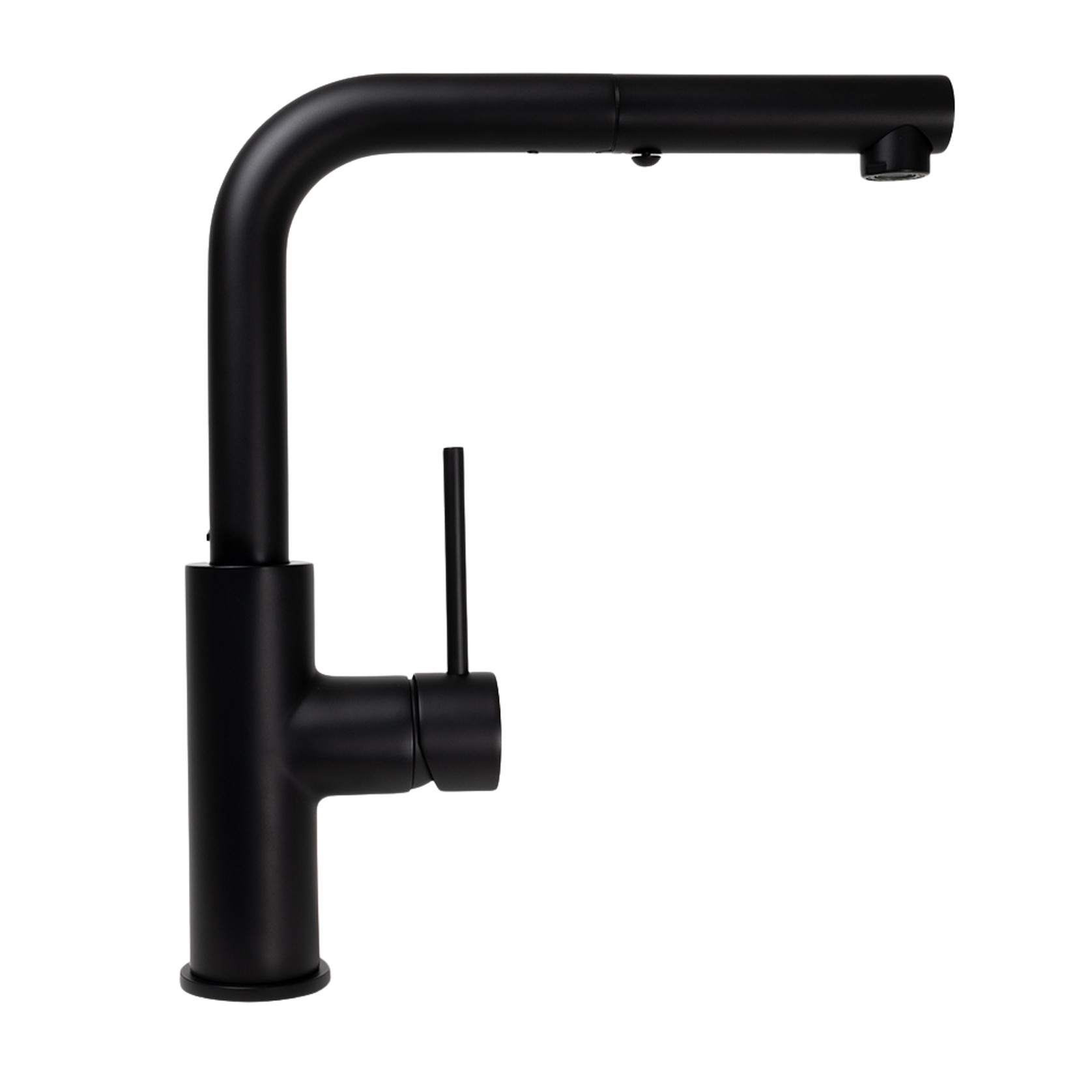 Nisa Square Pull Out Mixer Matte Black gallery detail image