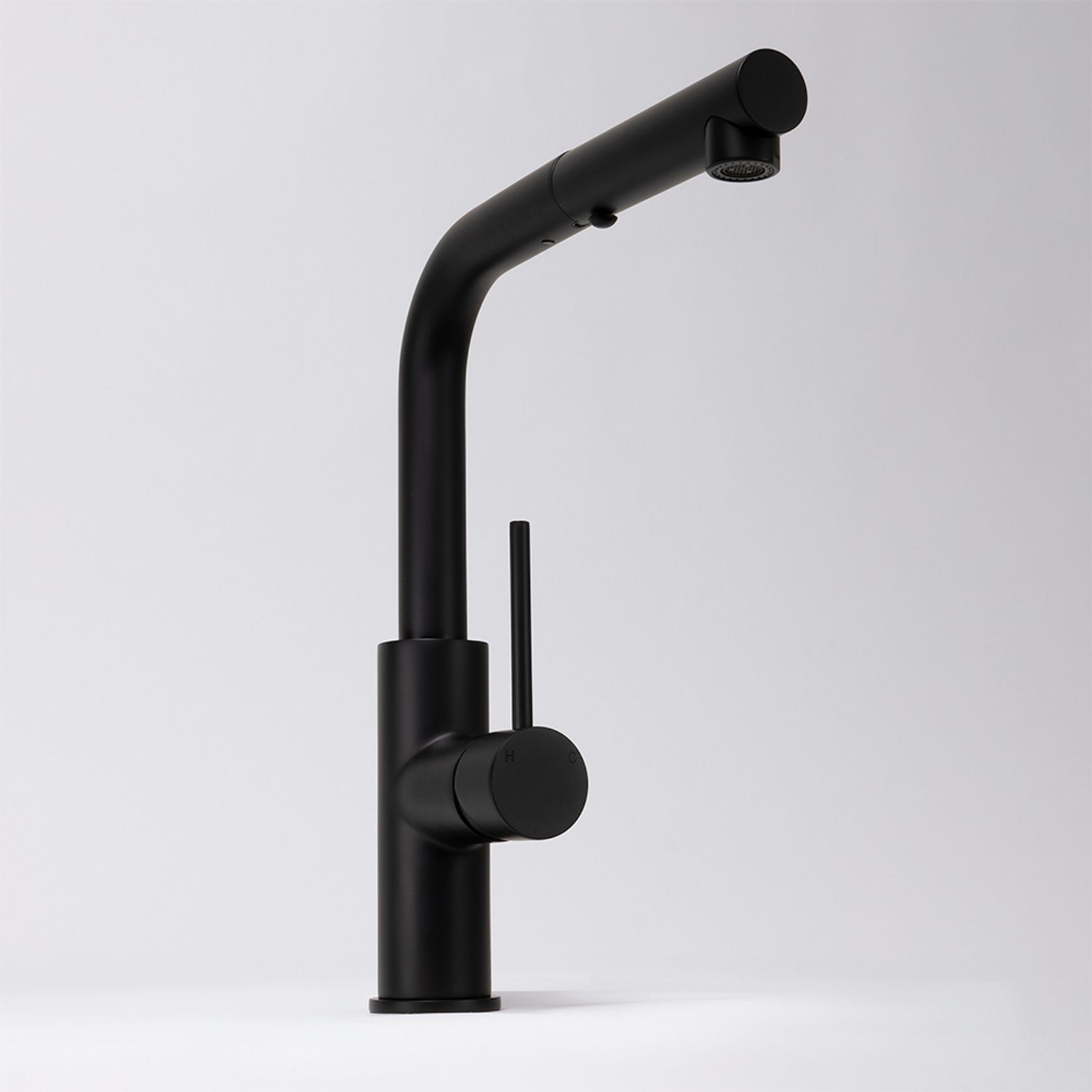 Nisa Square Pull Out Mixer Matte Black gallery detail image