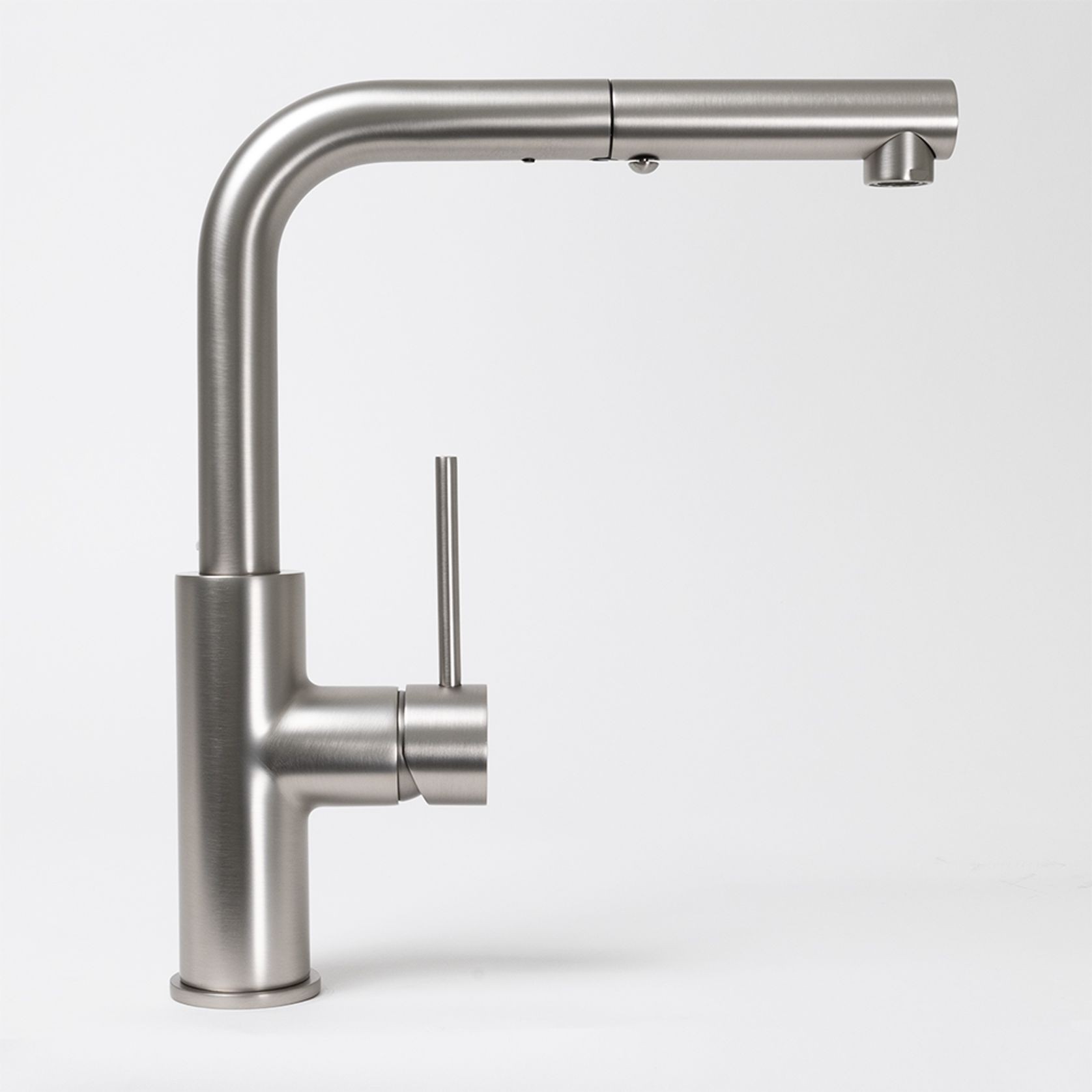 Nisa Square Pull Out Mixer Brushed Nickel gallery detail image