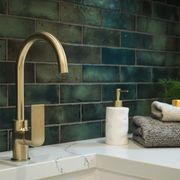 Bianca Kitchen Mixer Gooseneck Spout | Brushed Gold gallery detail image