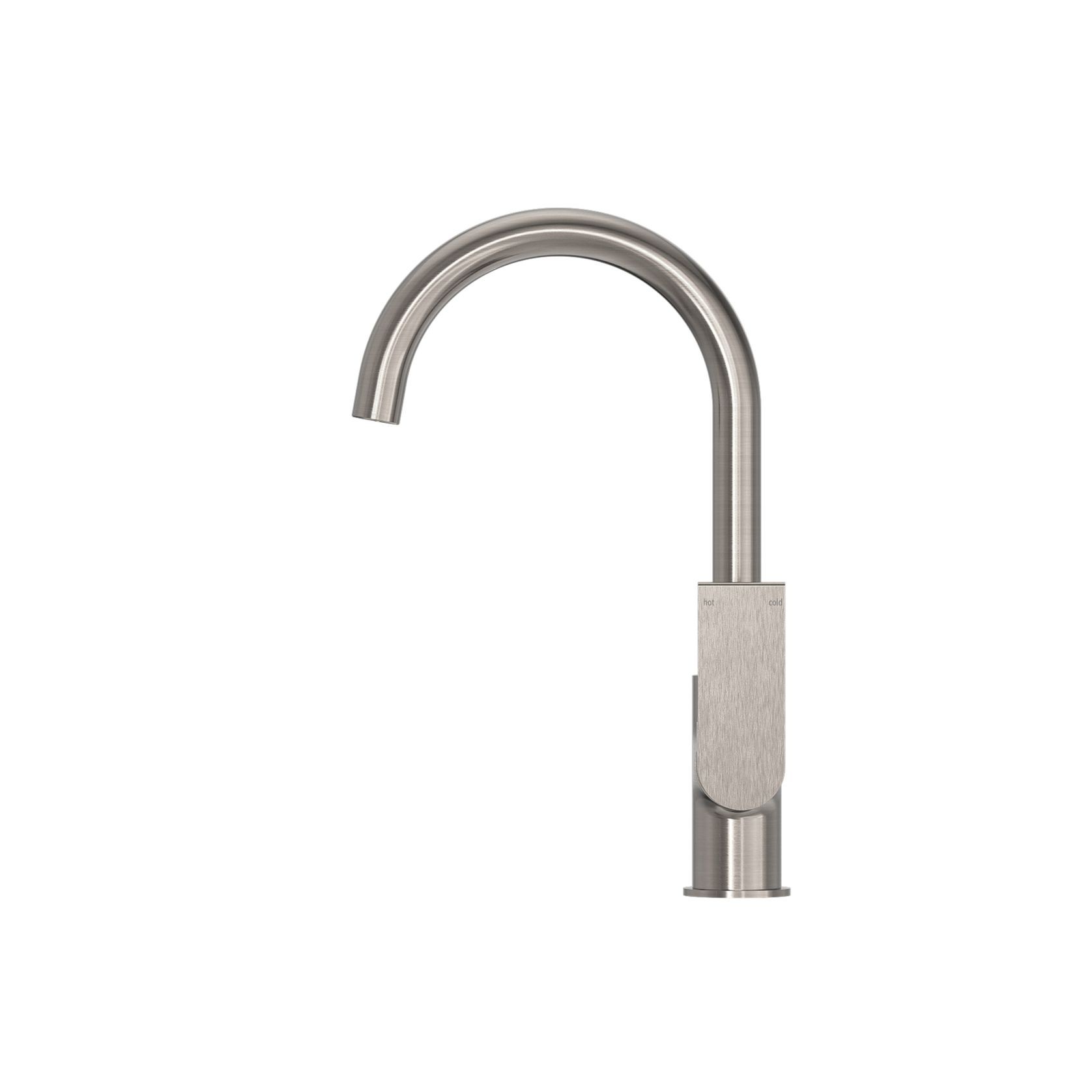Bianca Kitchen Mixer Gooseneck Spout | Brushed Nickel gallery detail image