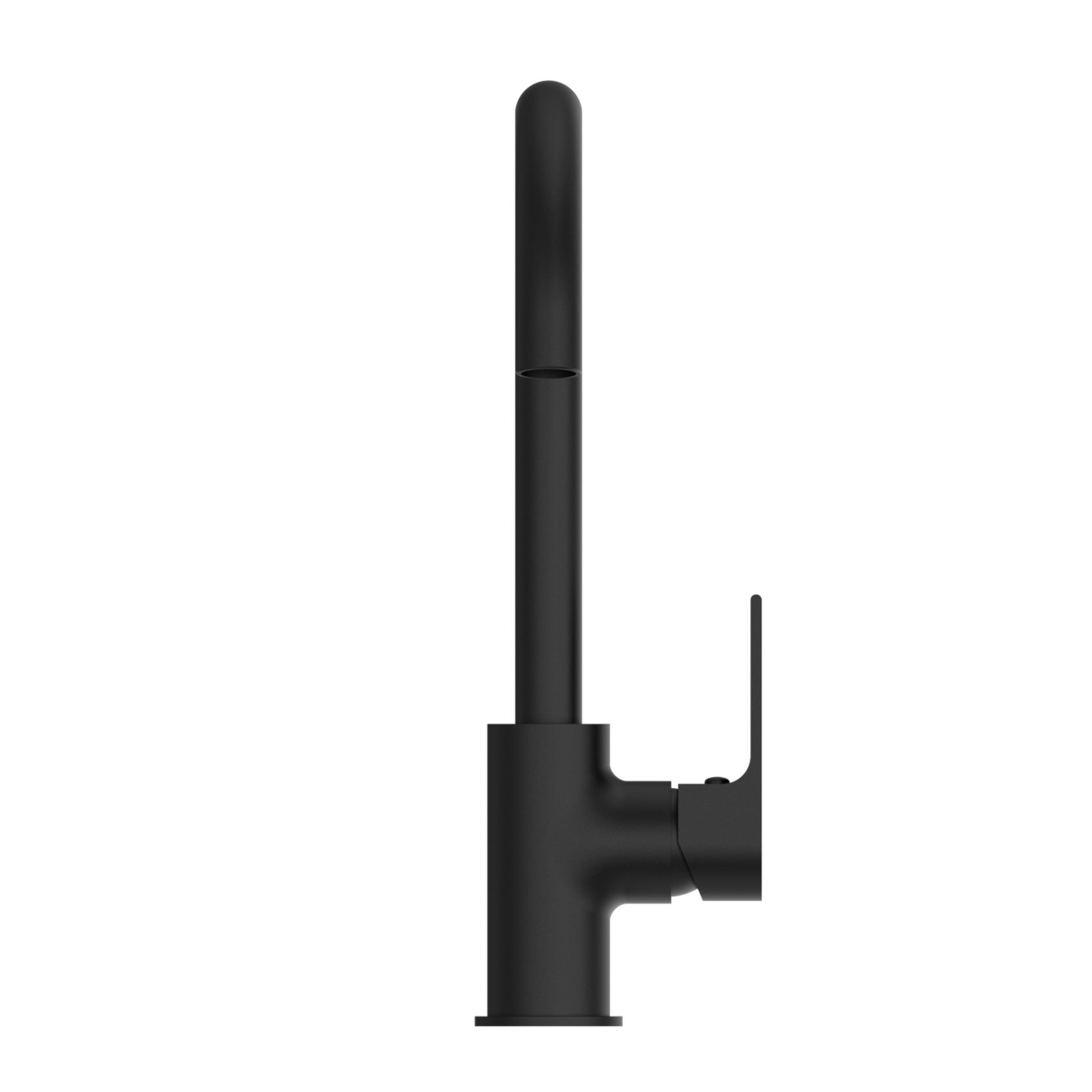 Bianca Kitchen Mixer Gooseneck Spout | Matte Black gallery detail image