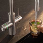 Oli Prism Multifunction Kitchen Mixer Round Spout Brush gallery detail image