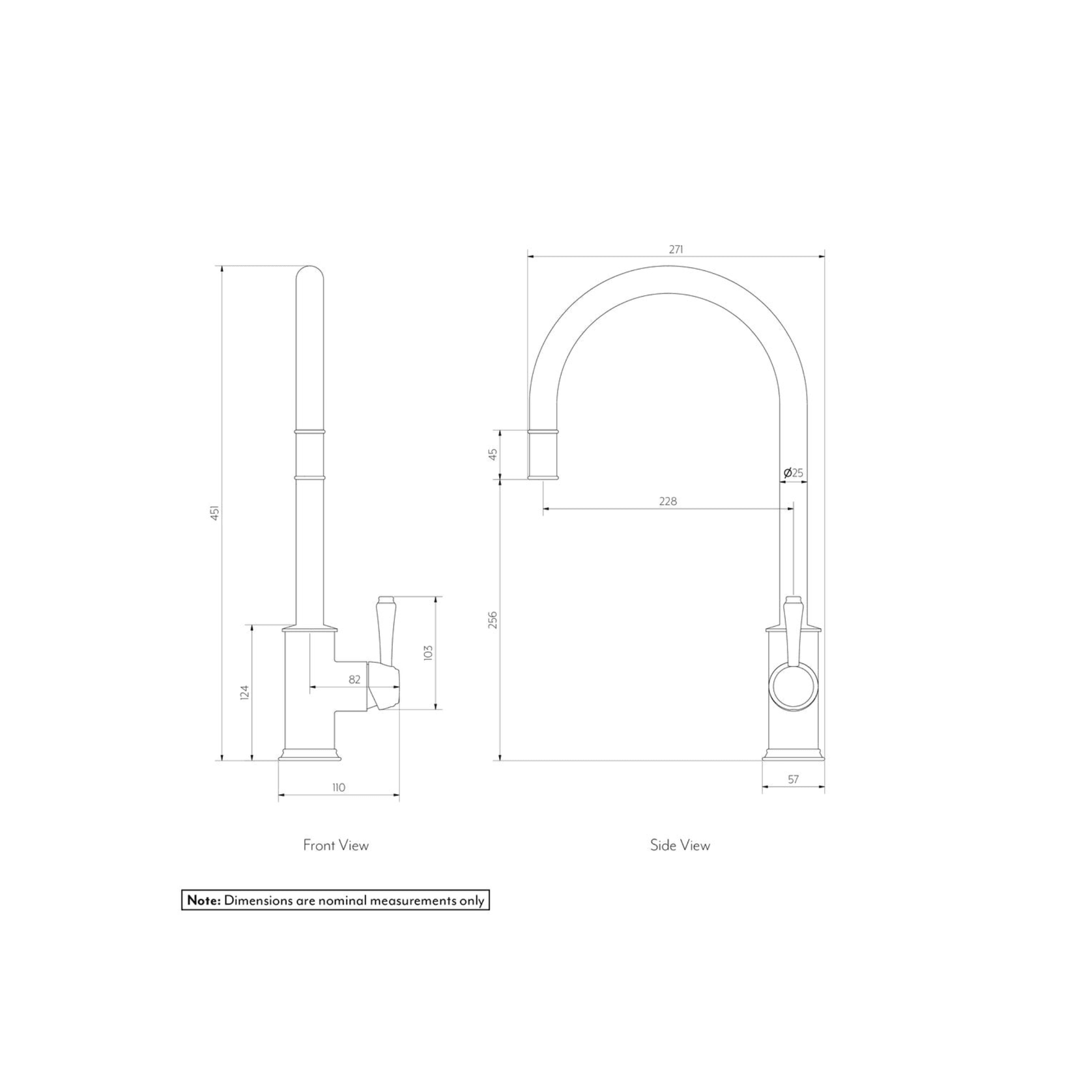 Kingsley Commercial Pull-Out Kitchen Mixer gallery detail image
