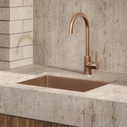 Sola Outdoor Kitchen Mixer | Brushed Copper gallery detail image
