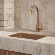 Sola Outdoor Kitchen Mixer | Brushed Copper gallery detail image