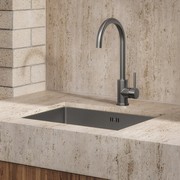 Sola Outdoor Kitchen Mixer | Brushed Gunmetal gallery detail image