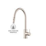 Onyx Gooseneck Pull Out Sink Mixer – Cold Start gallery detail image