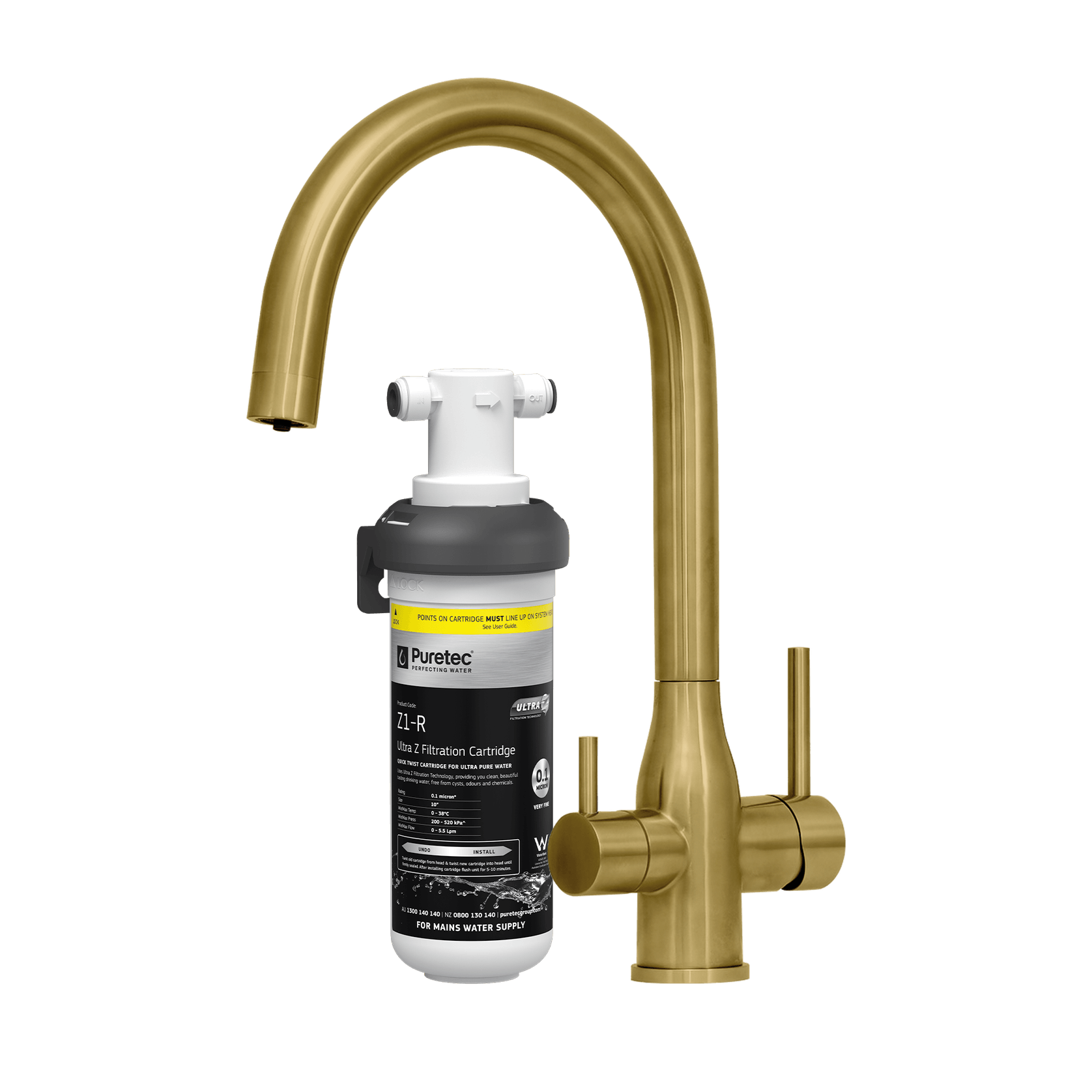 Z1-E10-BG Mixer & Undersink Filter gallery detail image