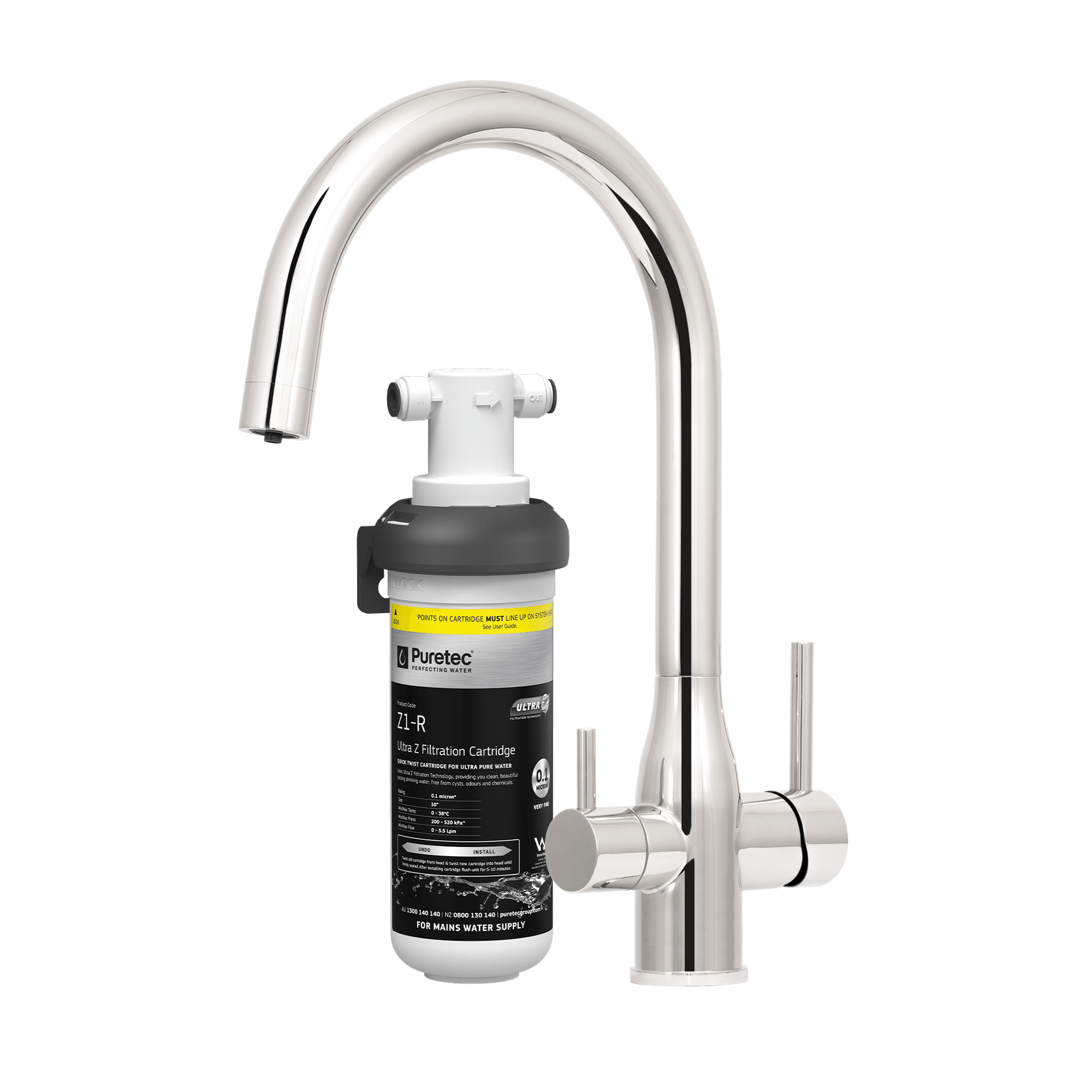 Z1-E10-CH Mixer & Undersink Filter gallery detail image