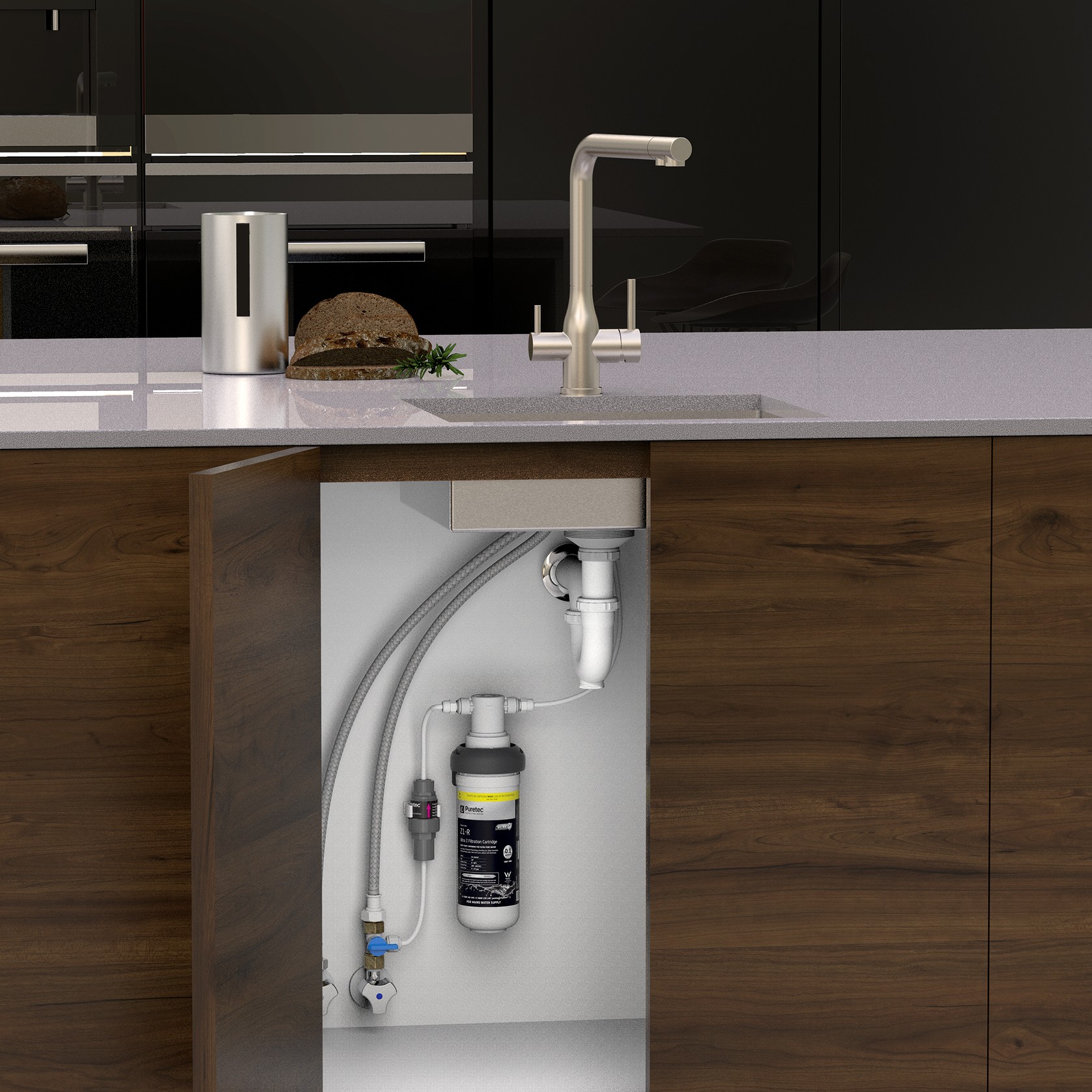 Z1-E20-BN Mixer & Undersink Filter gallery detail image