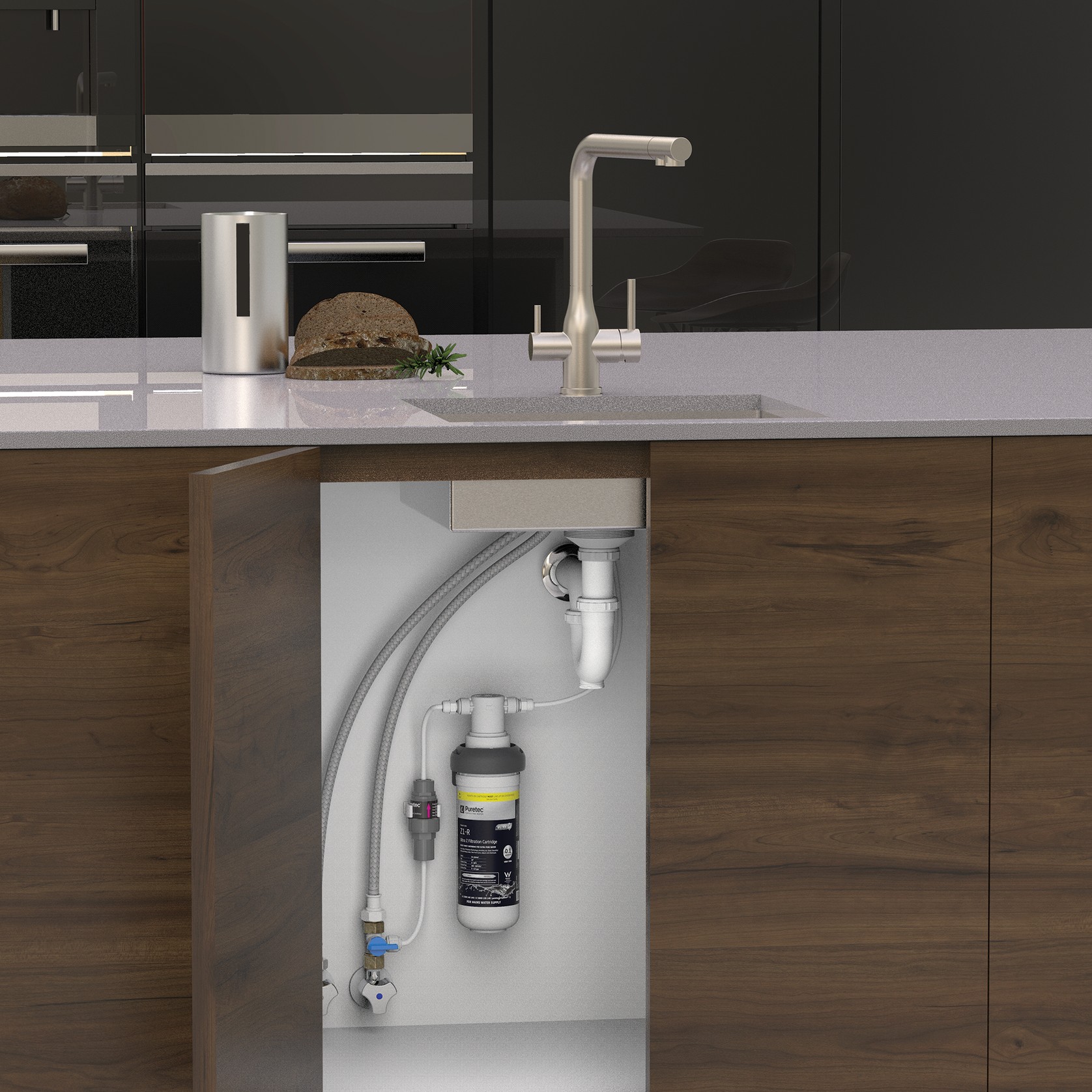Z1-E20-BN Mixer & Undersink Filter gallery detail image
