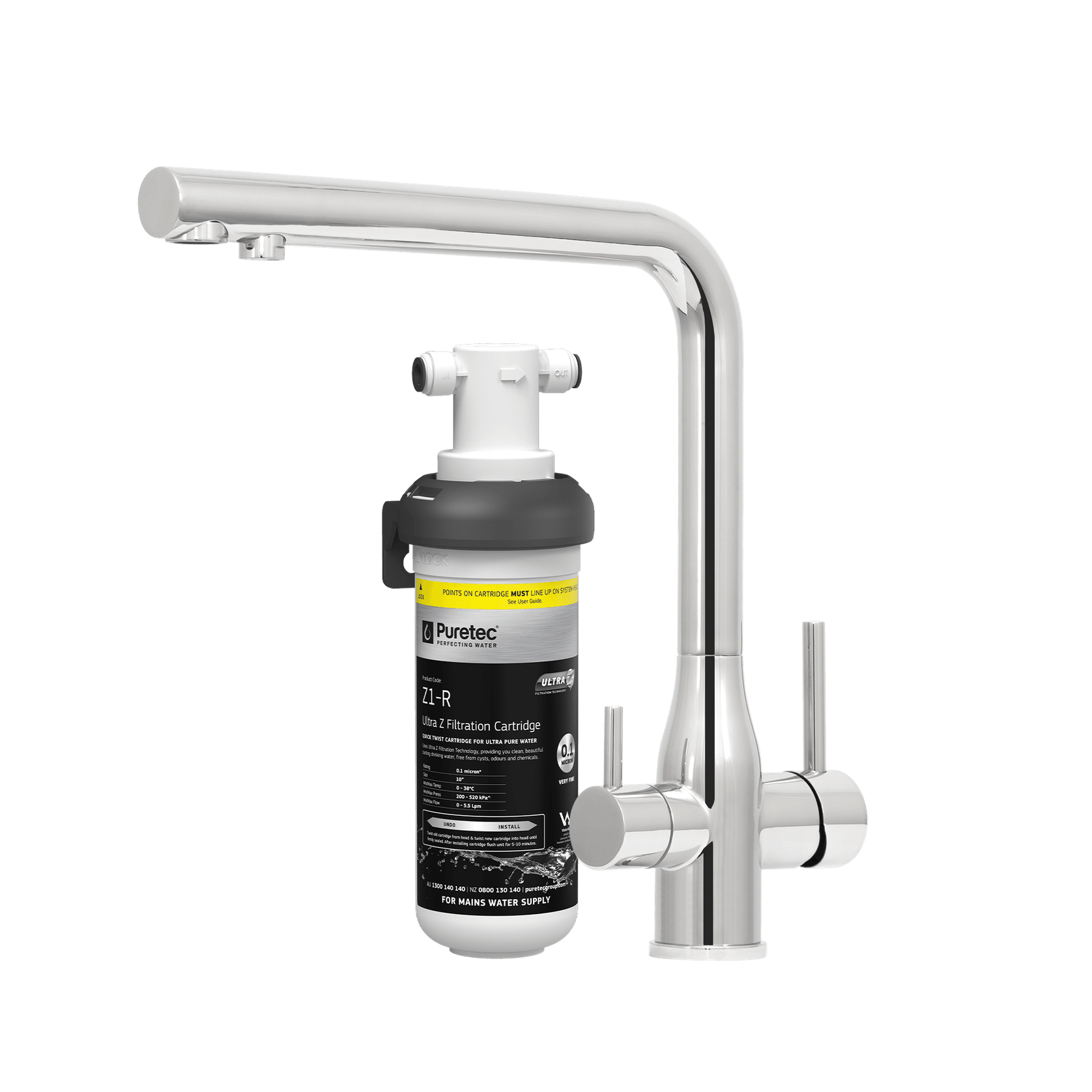 Z1-E20-CH Mixer & Undersink Filter gallery detail image