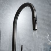 Mira Brushed Gunmetal Pull Out Mixer gallery detail image