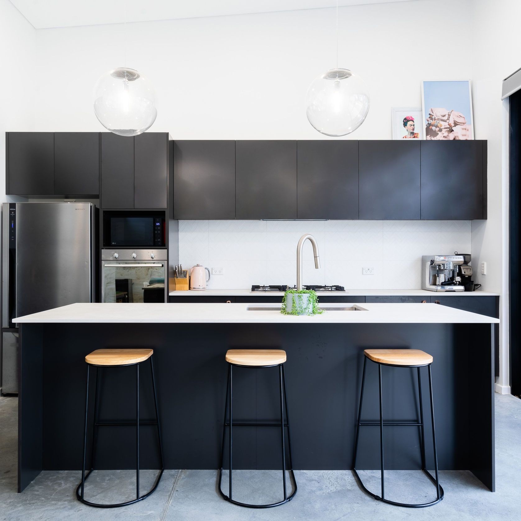 Dark & Concrete Kitchen gallery detail image