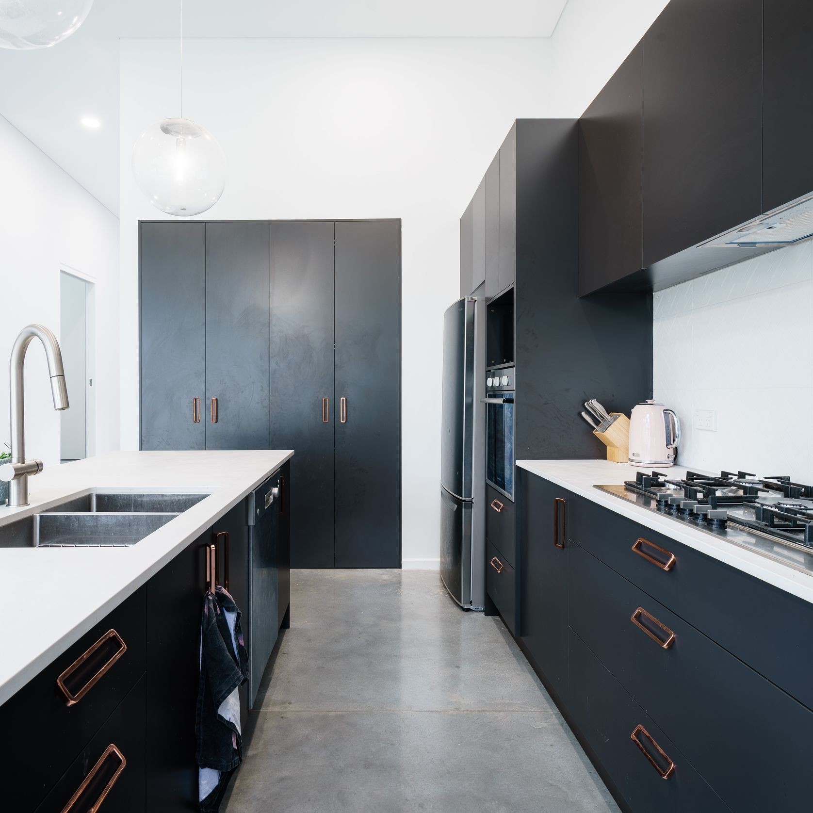 Dark & Concrete Kitchen gallery detail image