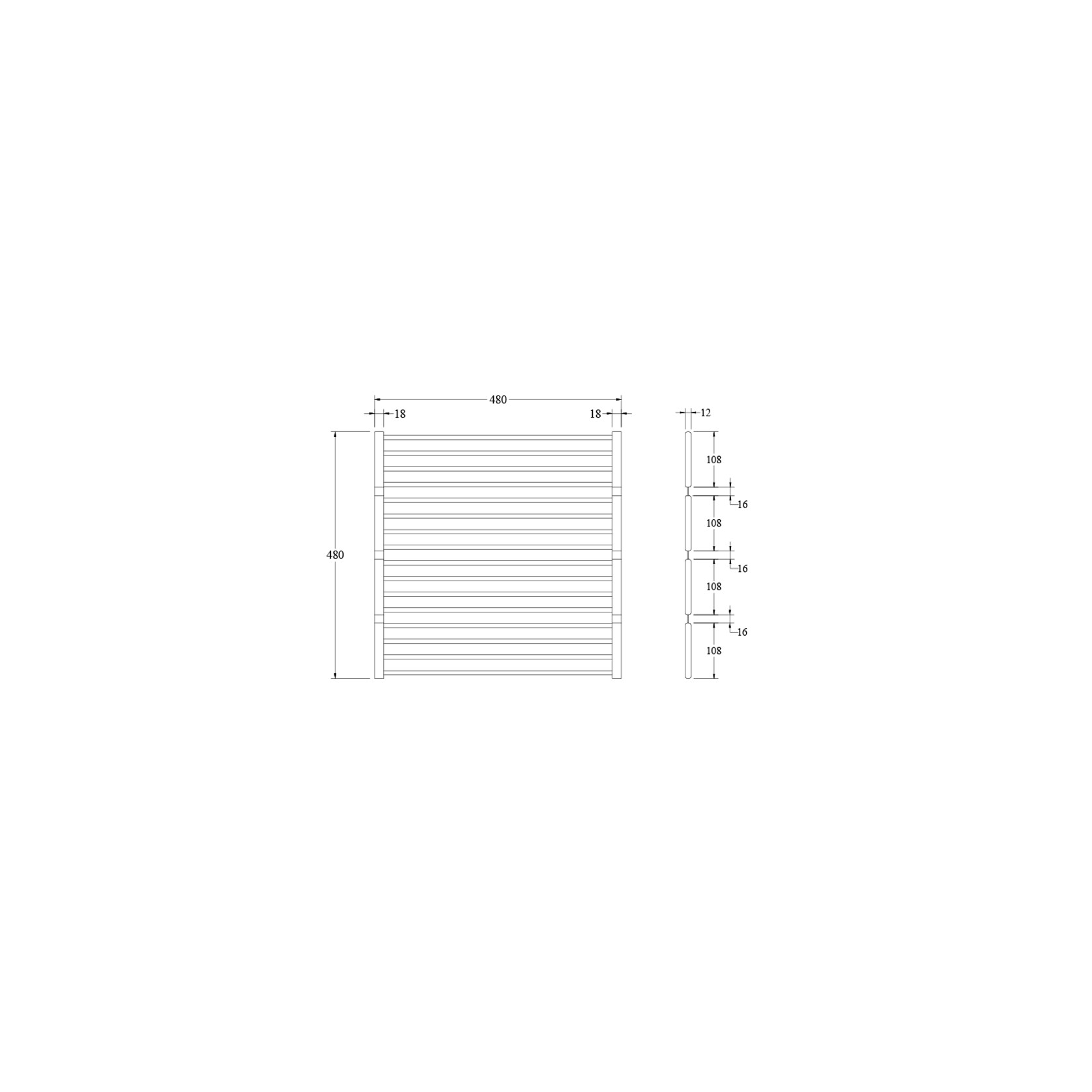 Aspen Roll-Up Hot Mat 480x480mm Brushed Stainless gallery detail image