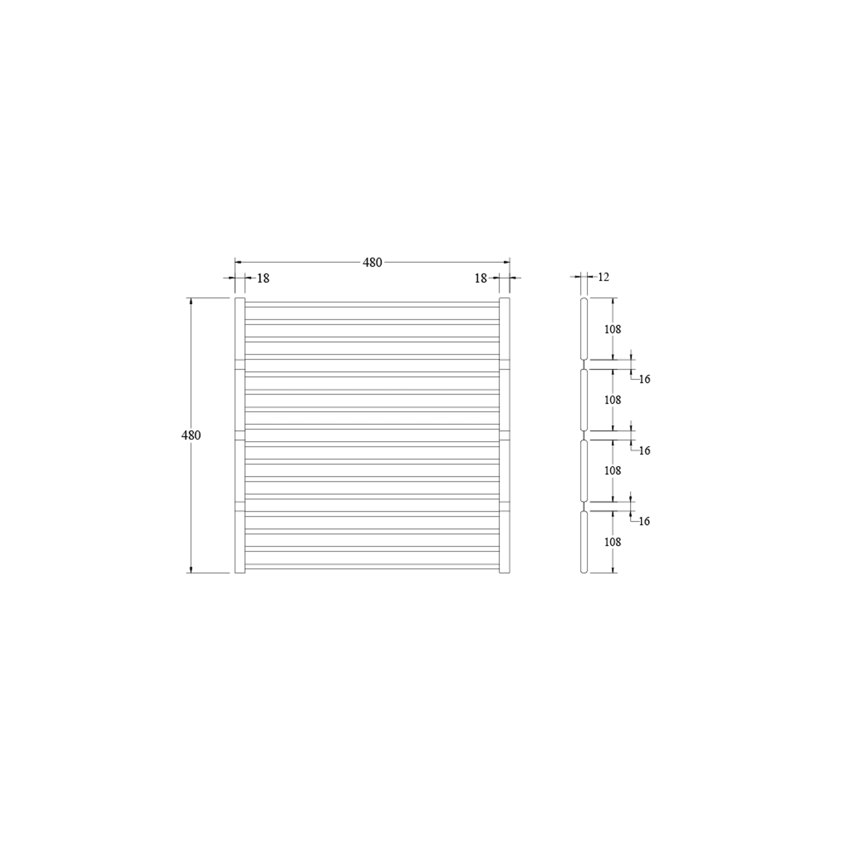 Aspen Roll-Up Hot Mat 480x480mm Brushed Stainless gallery detail image