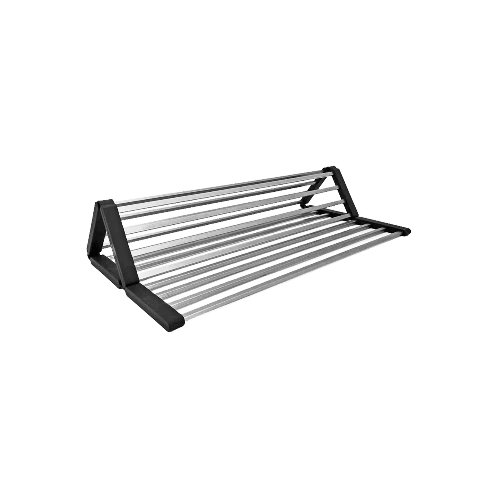 Aspen Roll-Up Hot Mat 480x480mm Brushed Stainless gallery detail image