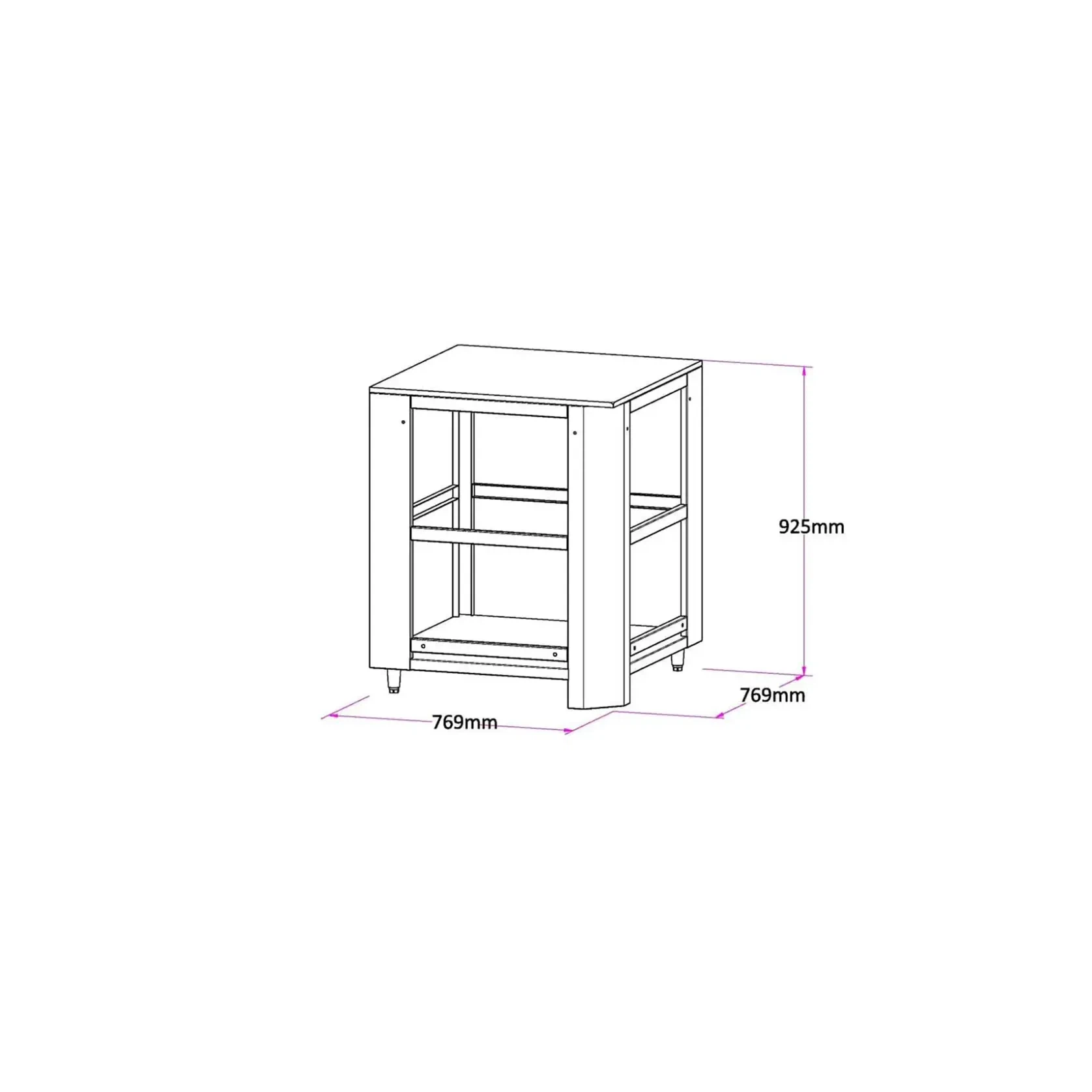 Kitchen Corner Module | Square | Deluxe Series gallery detail image