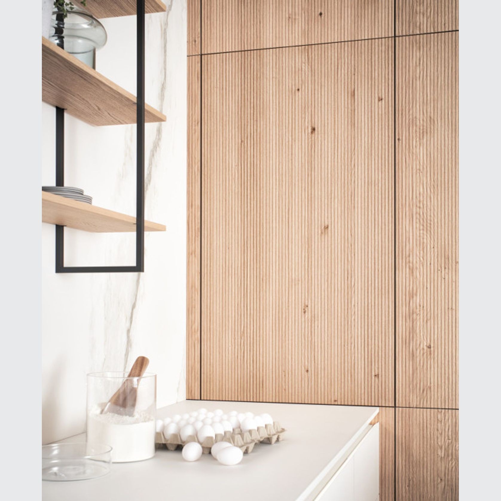 Bossa Oak Wood Veneer Kitchen Cabinetry gallery detail image