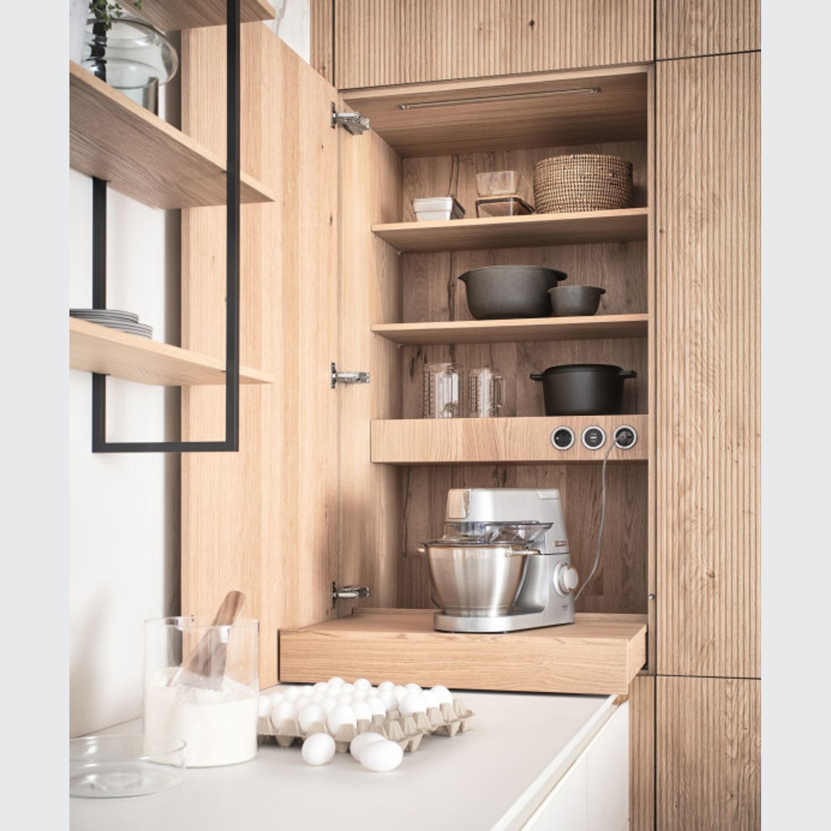 Bossa - Oak Genuine Wood Veneer Cabinetry & Panels gallery detail image