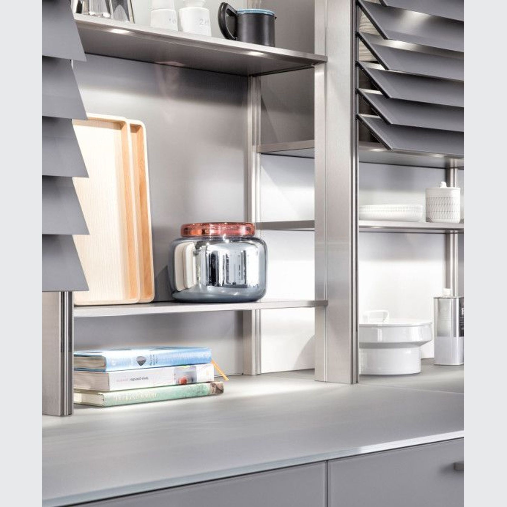 Ios Glass Front Kitchen Cabinetry gallery detail image