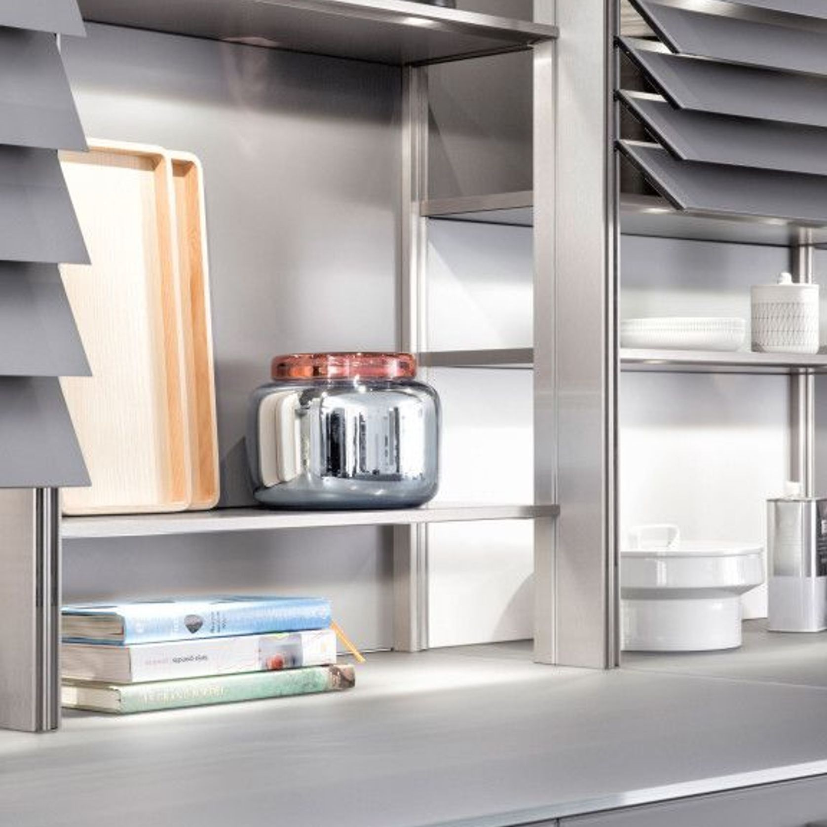 Ios Glass Front Kitchen Cabinetry gallery detail image