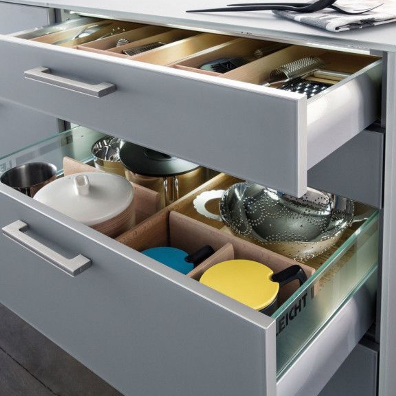 Ios Glass Front Kitchen Cabinetry gallery detail image