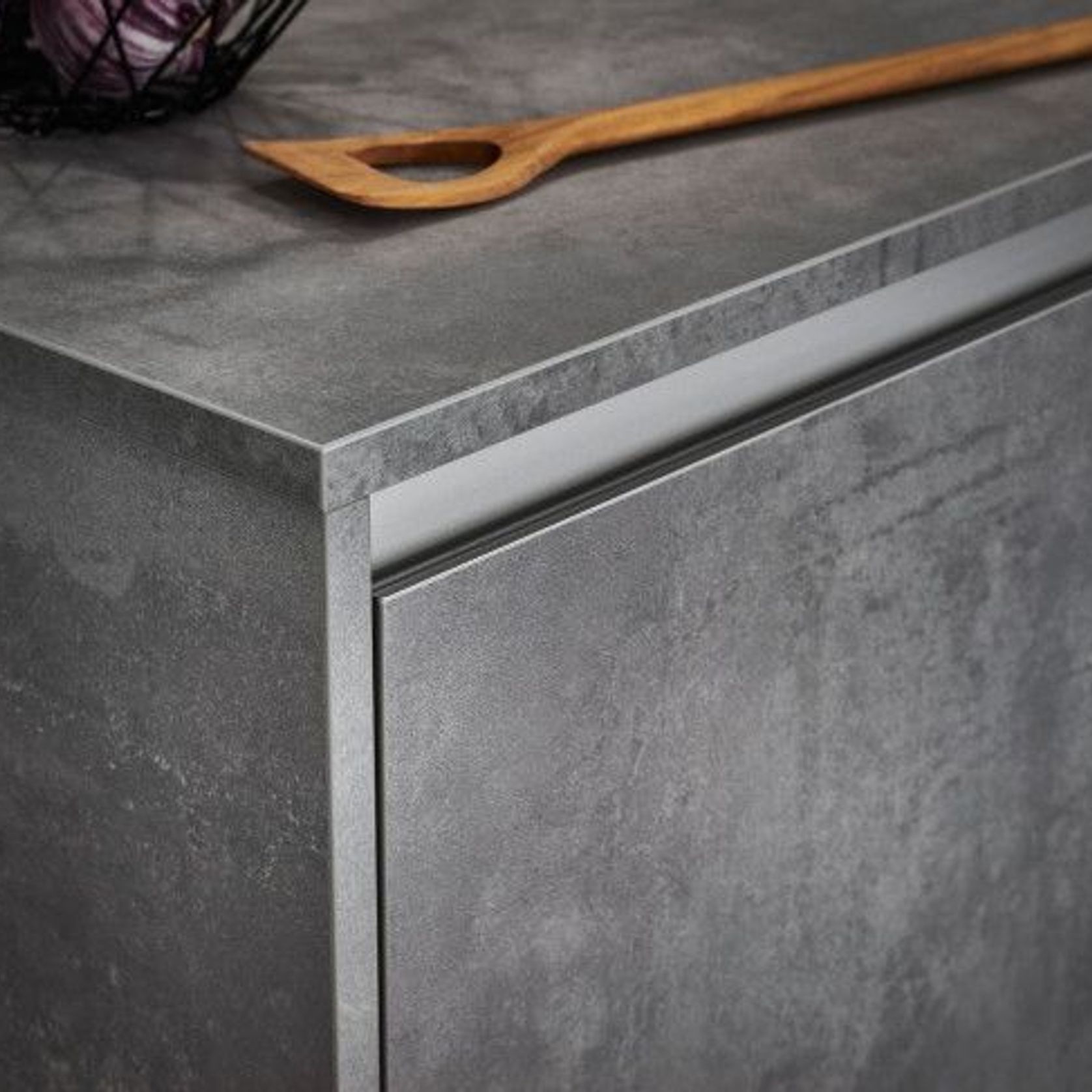 Ikono Concrete-Look Kitchen Cabinetry gallery detail image
