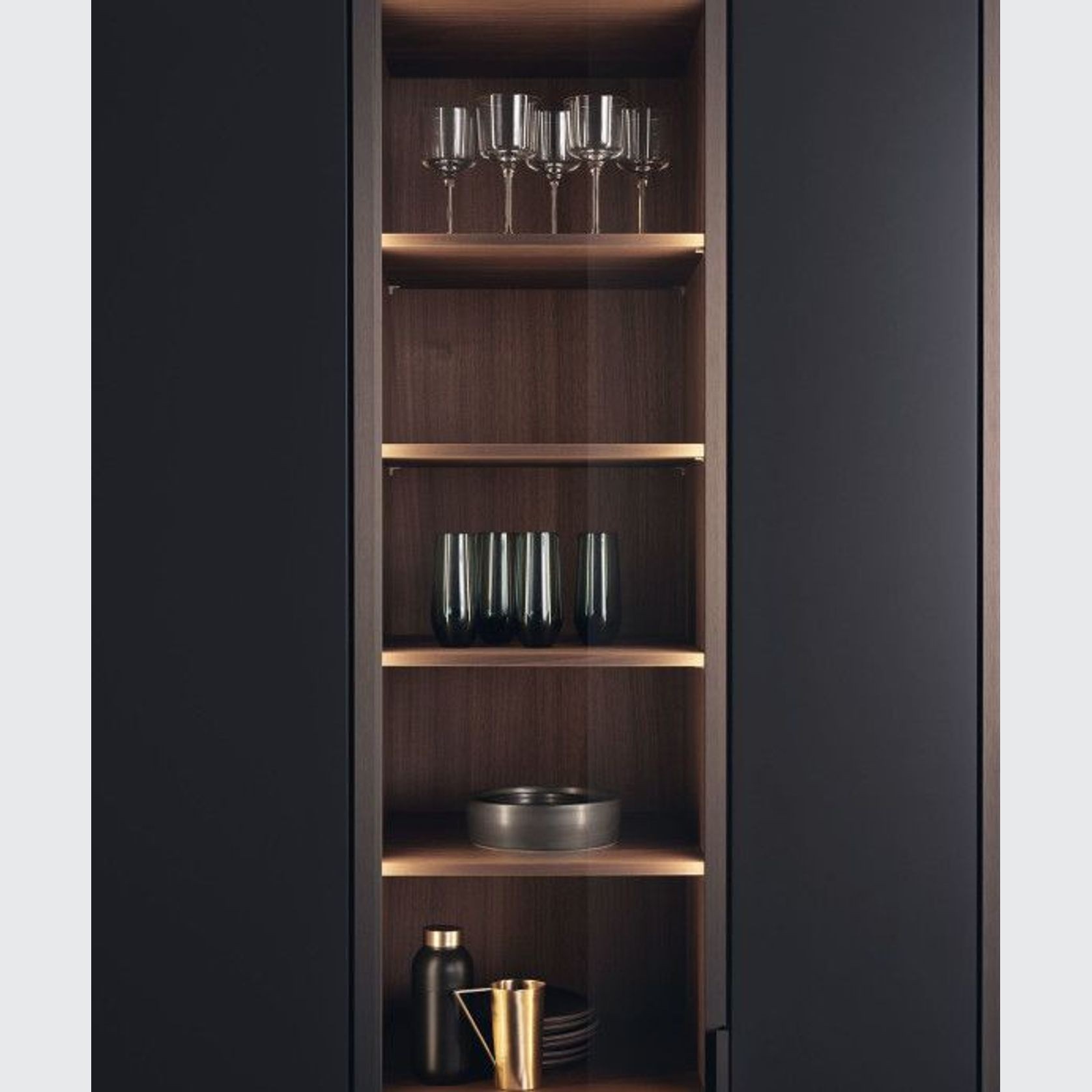 Steel-Look Kitchen Cabinetry gallery detail image