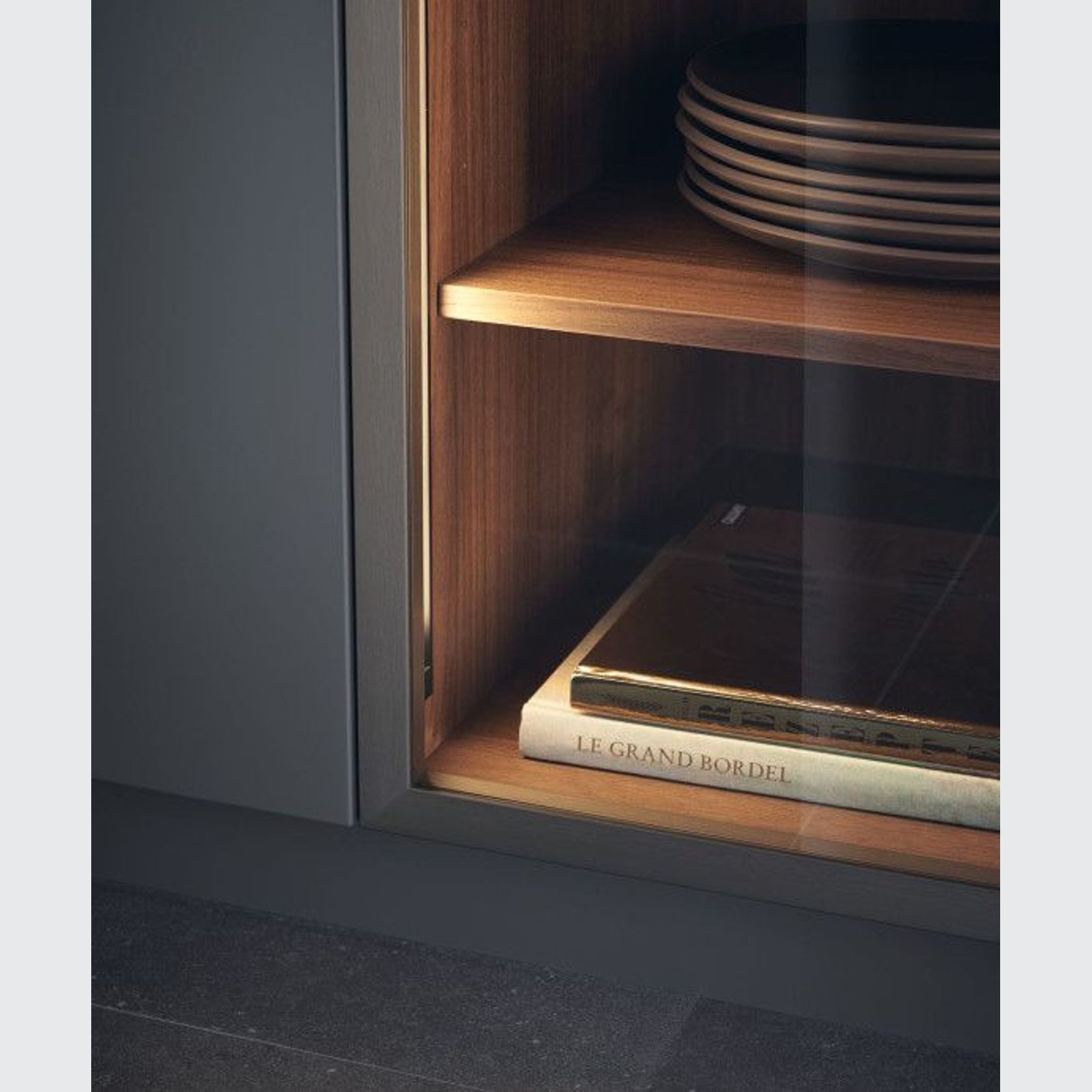 Steel-Look Kitchen Cabinetry gallery detail image