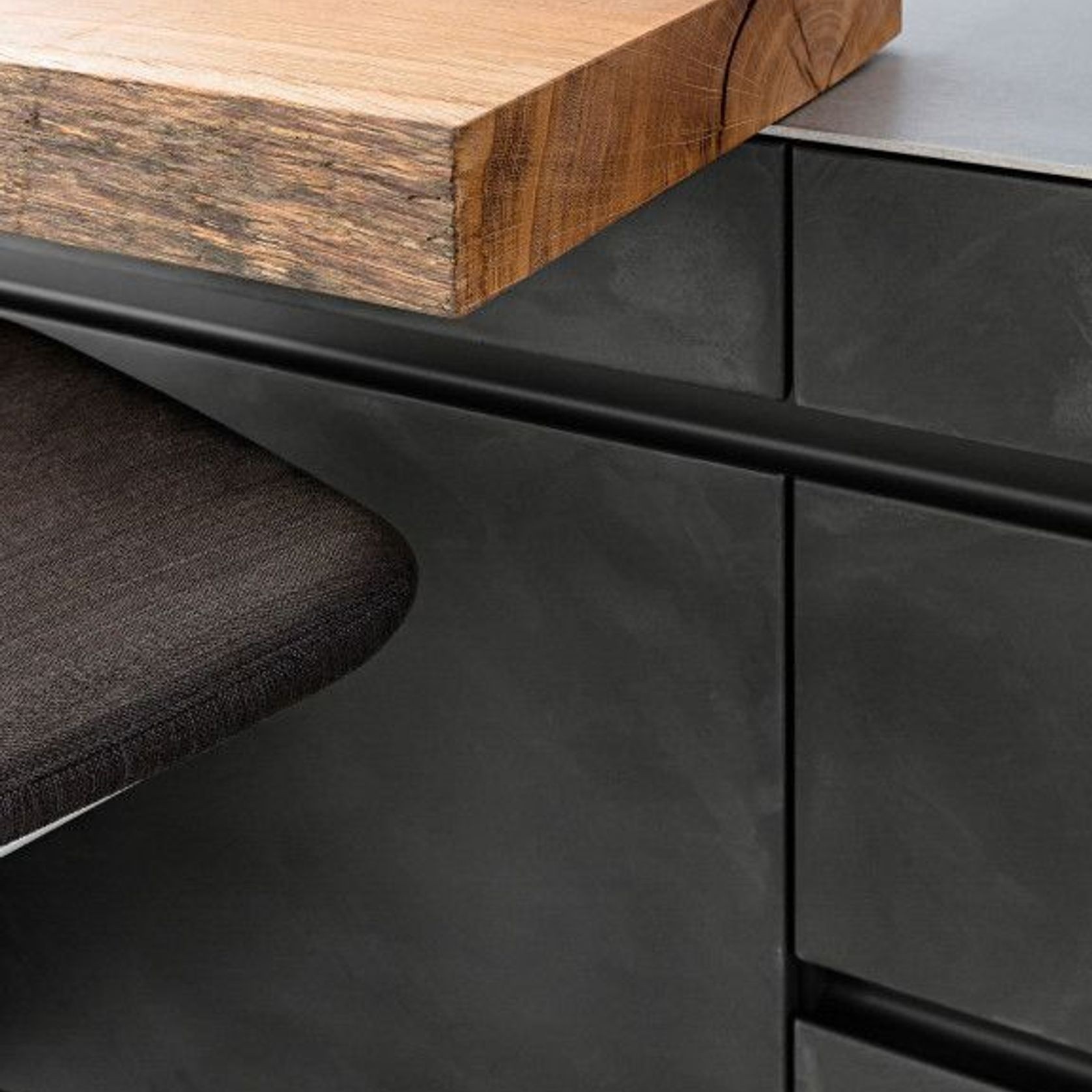 Concrete & Tocco Laminate Kitchen Cabinetry gallery detail image
