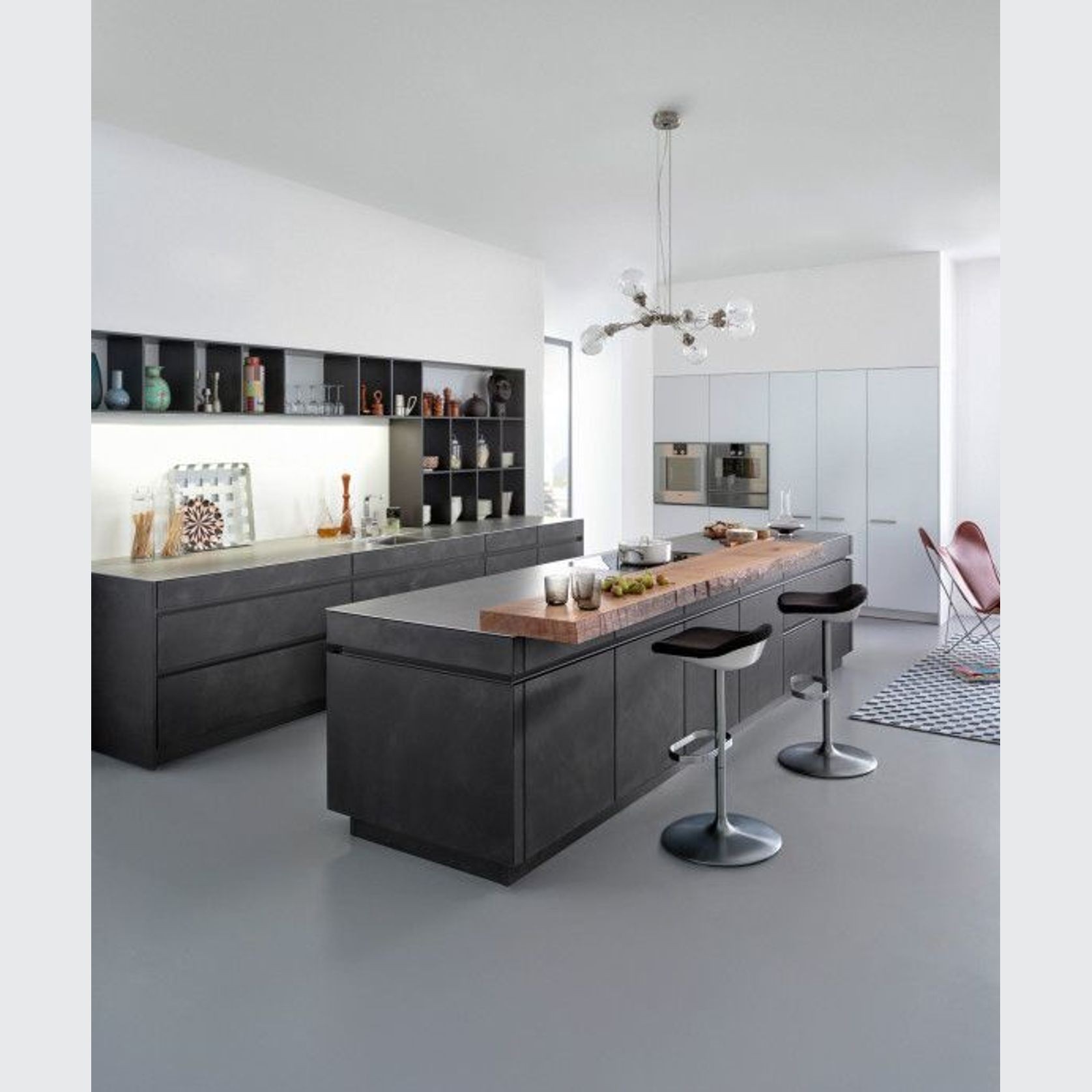 Concrete & Tocco Laminate Kitchen Cabinetry gallery detail image