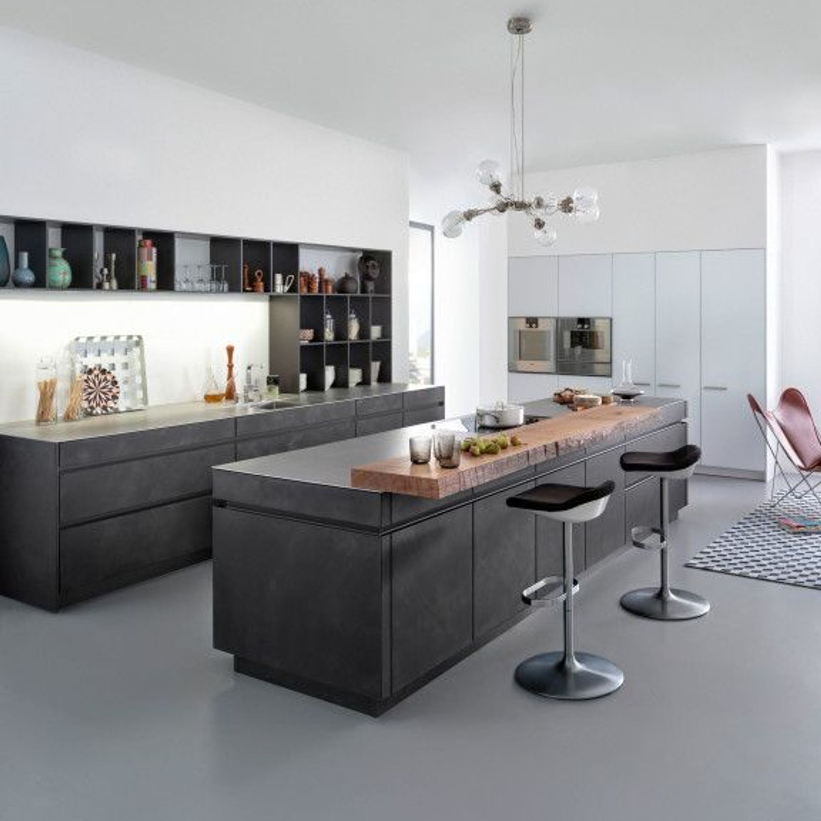 Concrete & Tocco Laminate Kitchen Cabinetry gallery detail image