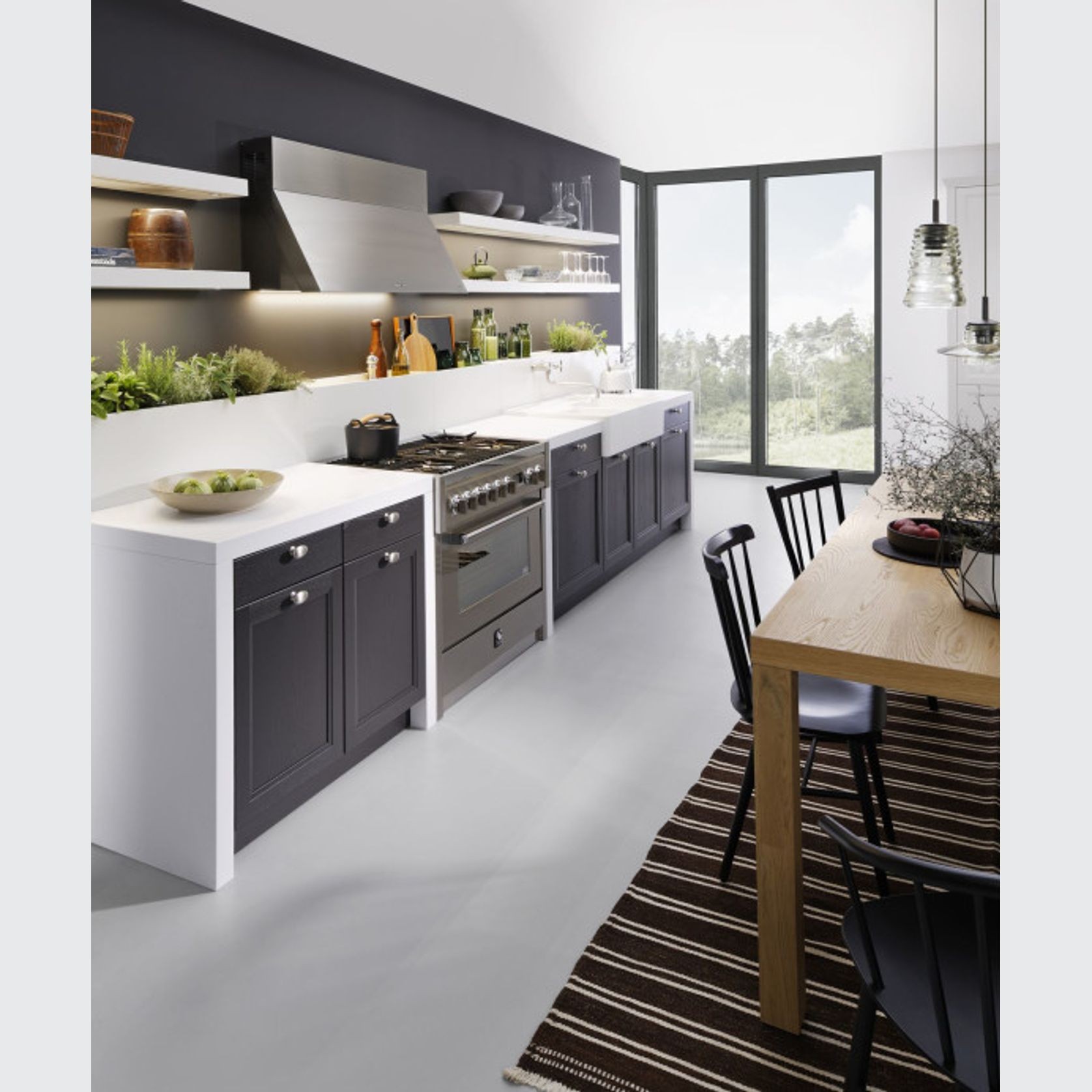 Avenida Wood Veneer Kitchen Cabinetry gallery detail image