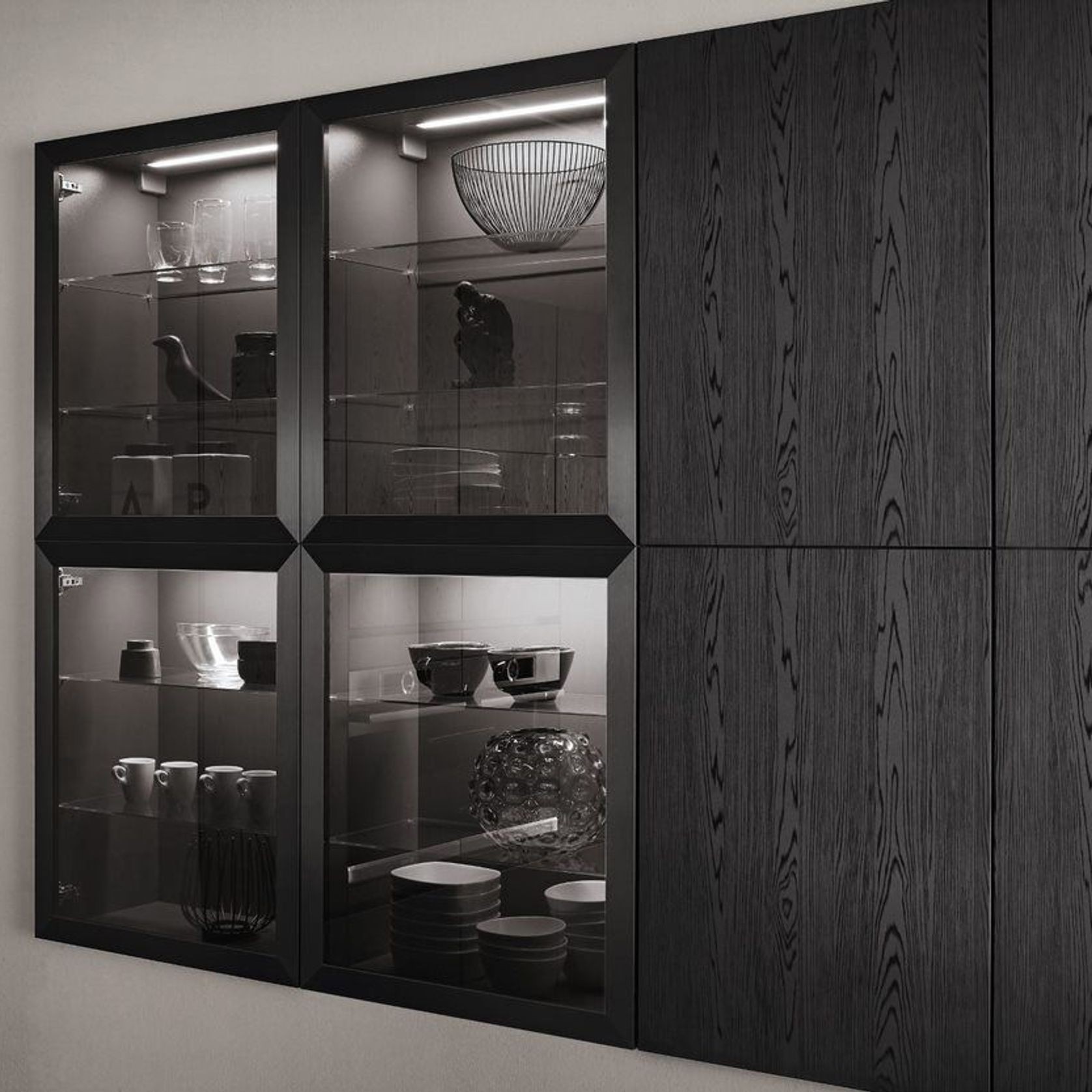 Structura Nero Oak Laminate Cabinetry gallery detail image