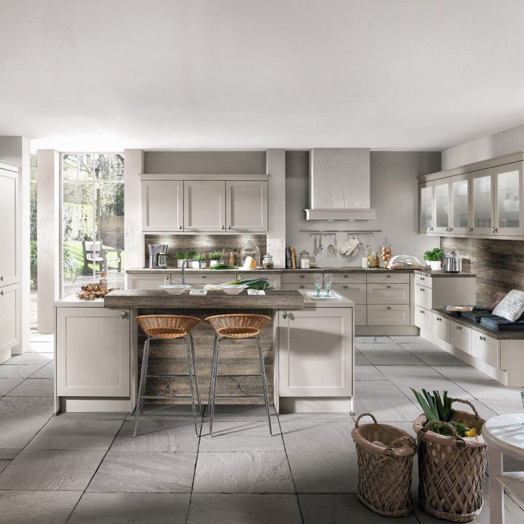 Chalet Lacquered Cottage Kitchen Cabinetry gallery detail image