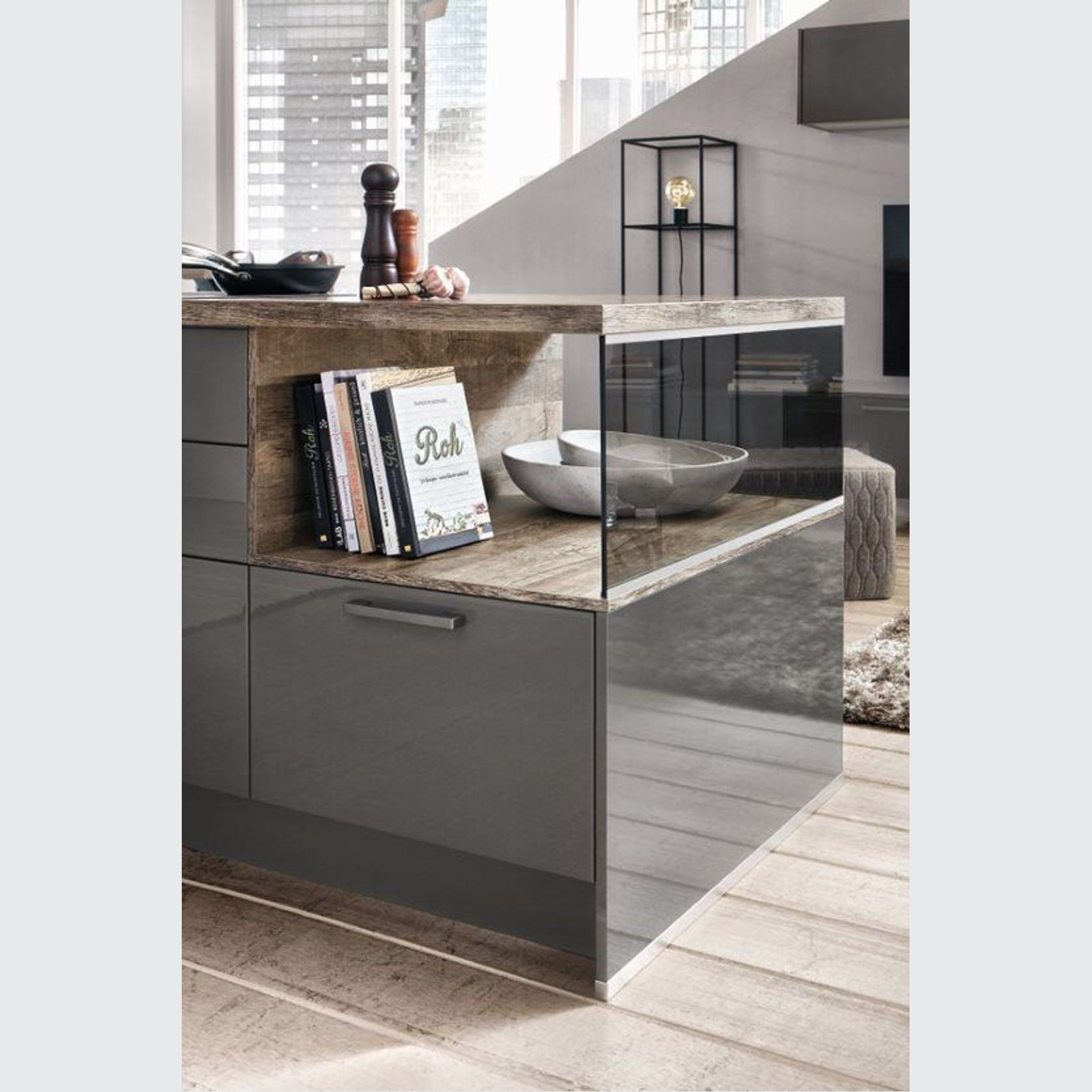 Flash Lacquered High Gloss Kitchen Cabinetry gallery detail image