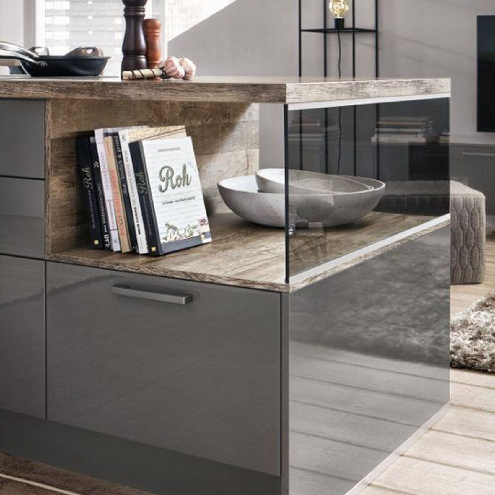 Flash Lacquered High Gloss Kitchen Cabinetry gallery detail image
