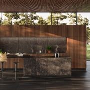 Bossa Walnut Wood Veneer Kitchen Cabinetry gallery detail image