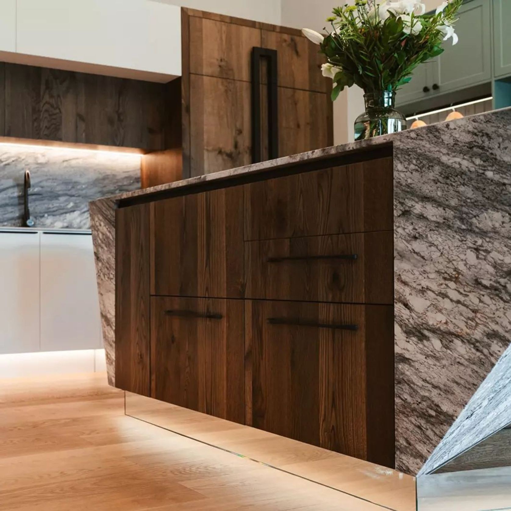 Beam Oak Stone Grey | Pre-finished Veneer Panels gallery detail image