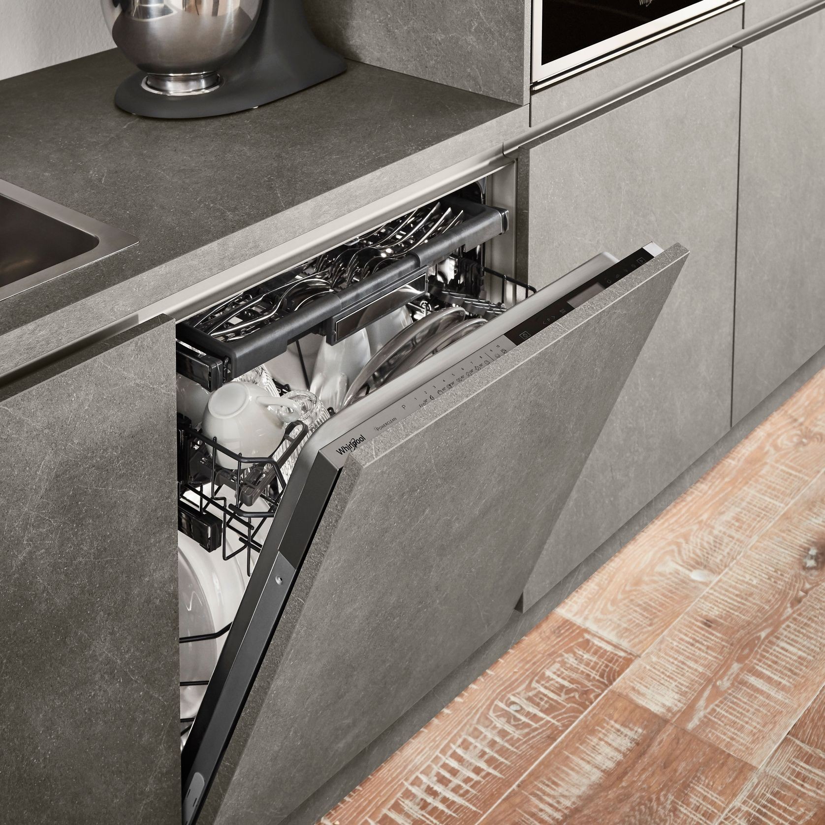 Stone Art Laminate Kitchen Cabinetry gallery detail image