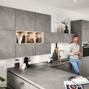 Stone Art Laminate Kitchen Cabinetry gallery detail image